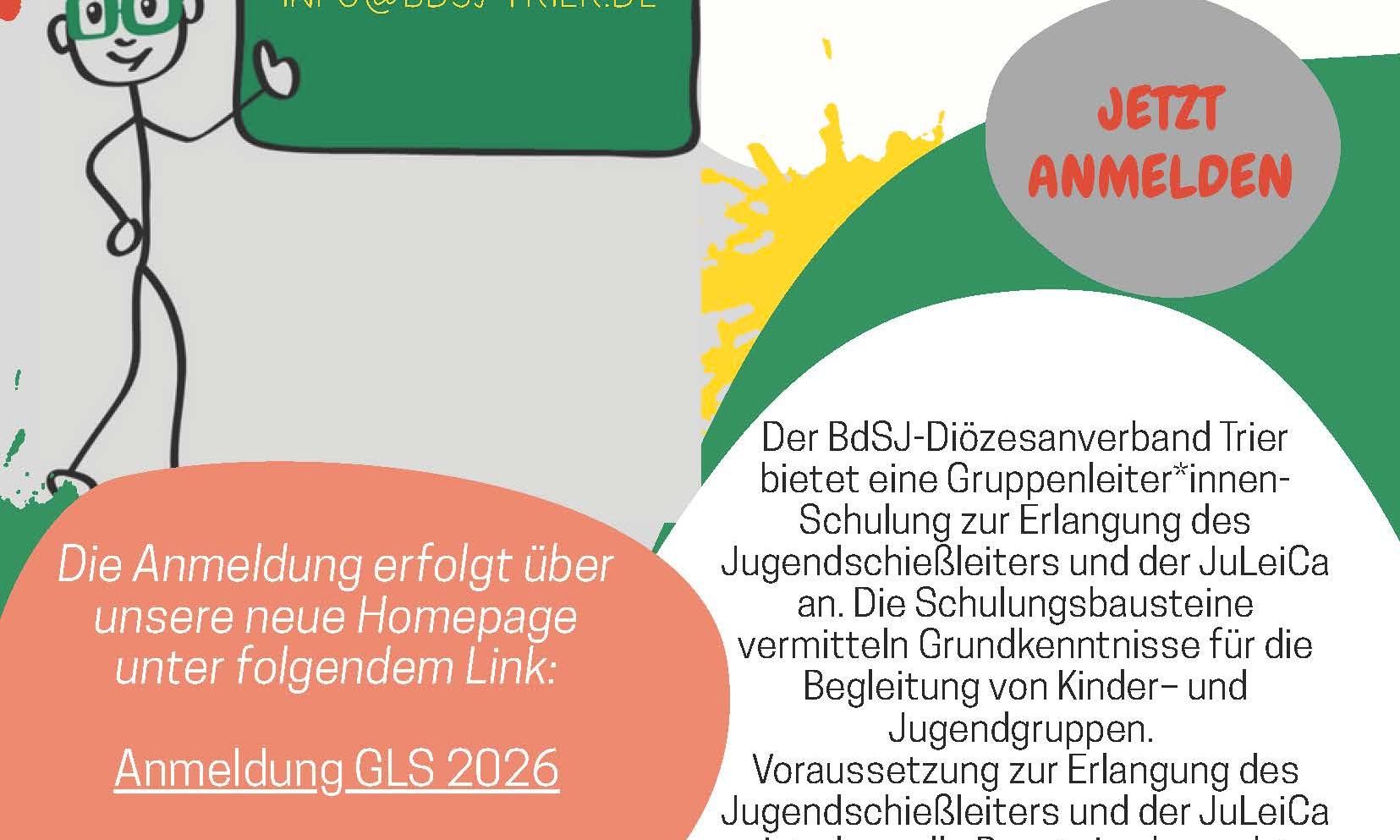 Herzliche Einladung zu unserer Gruppenleiter*innen-Schulung