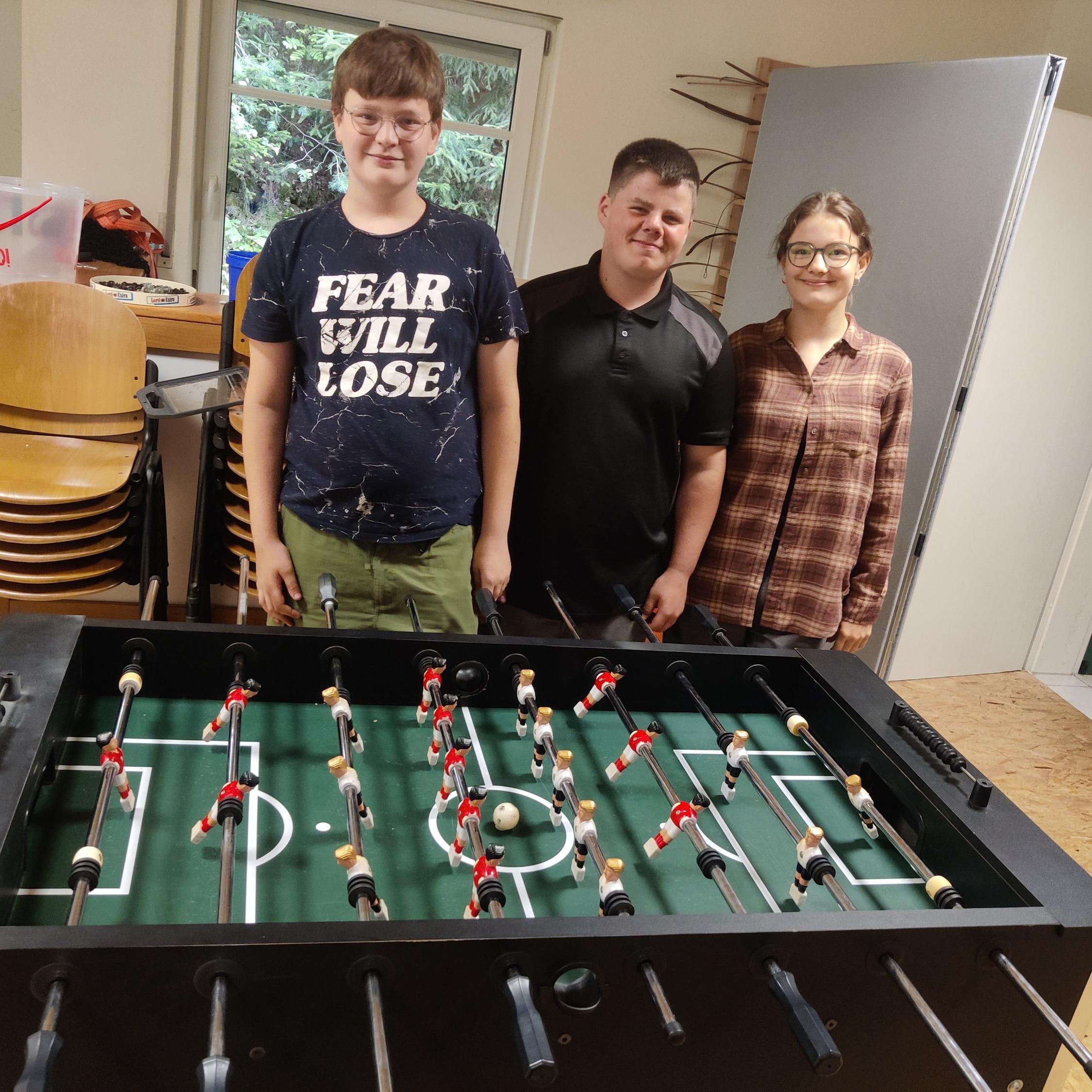 Kicker für die Jungschützenhalle
